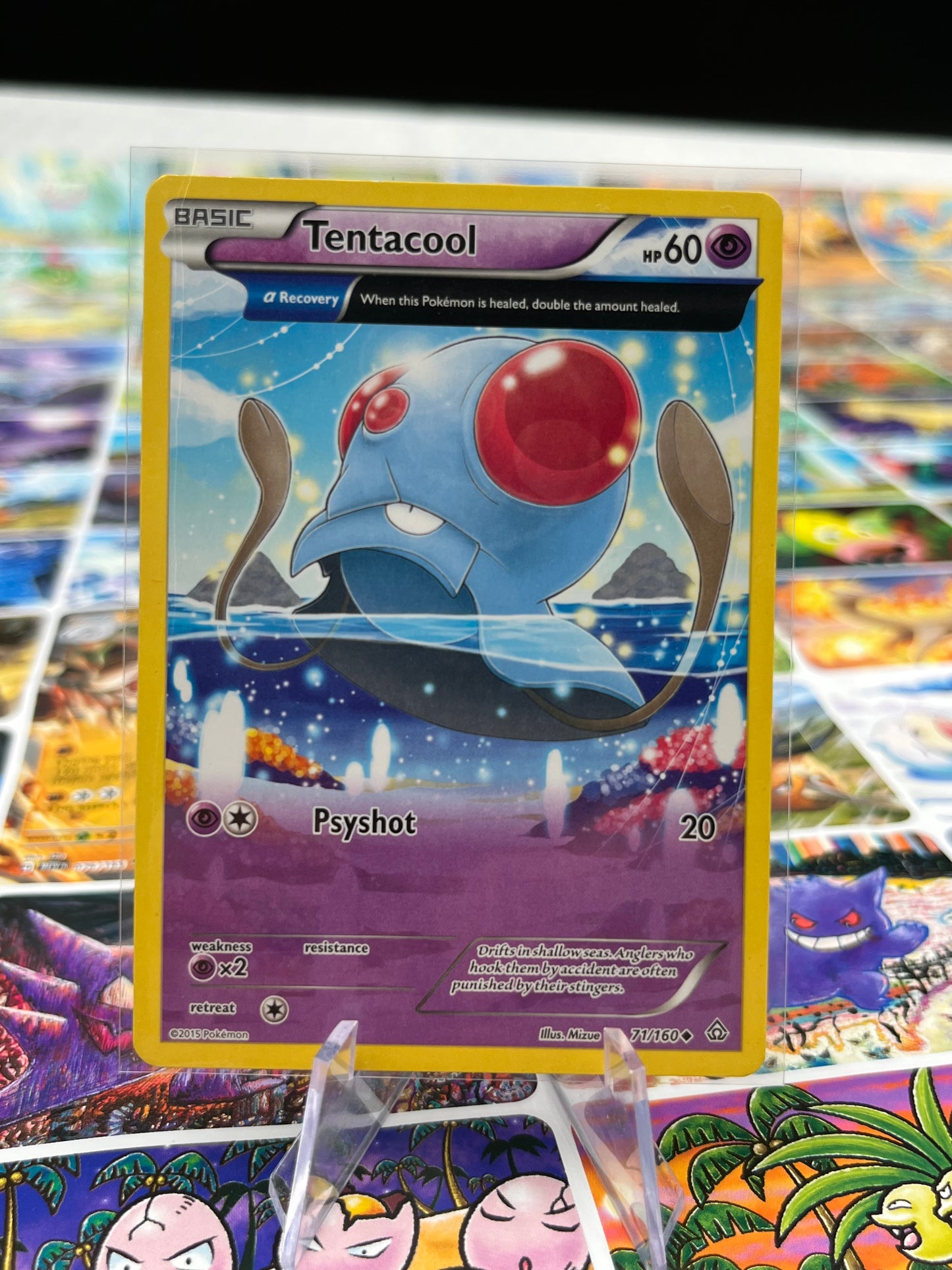 Tentacool (Alpha) - 71/160 - XY - Primal Clash (PRC) Pokémon Card TCG