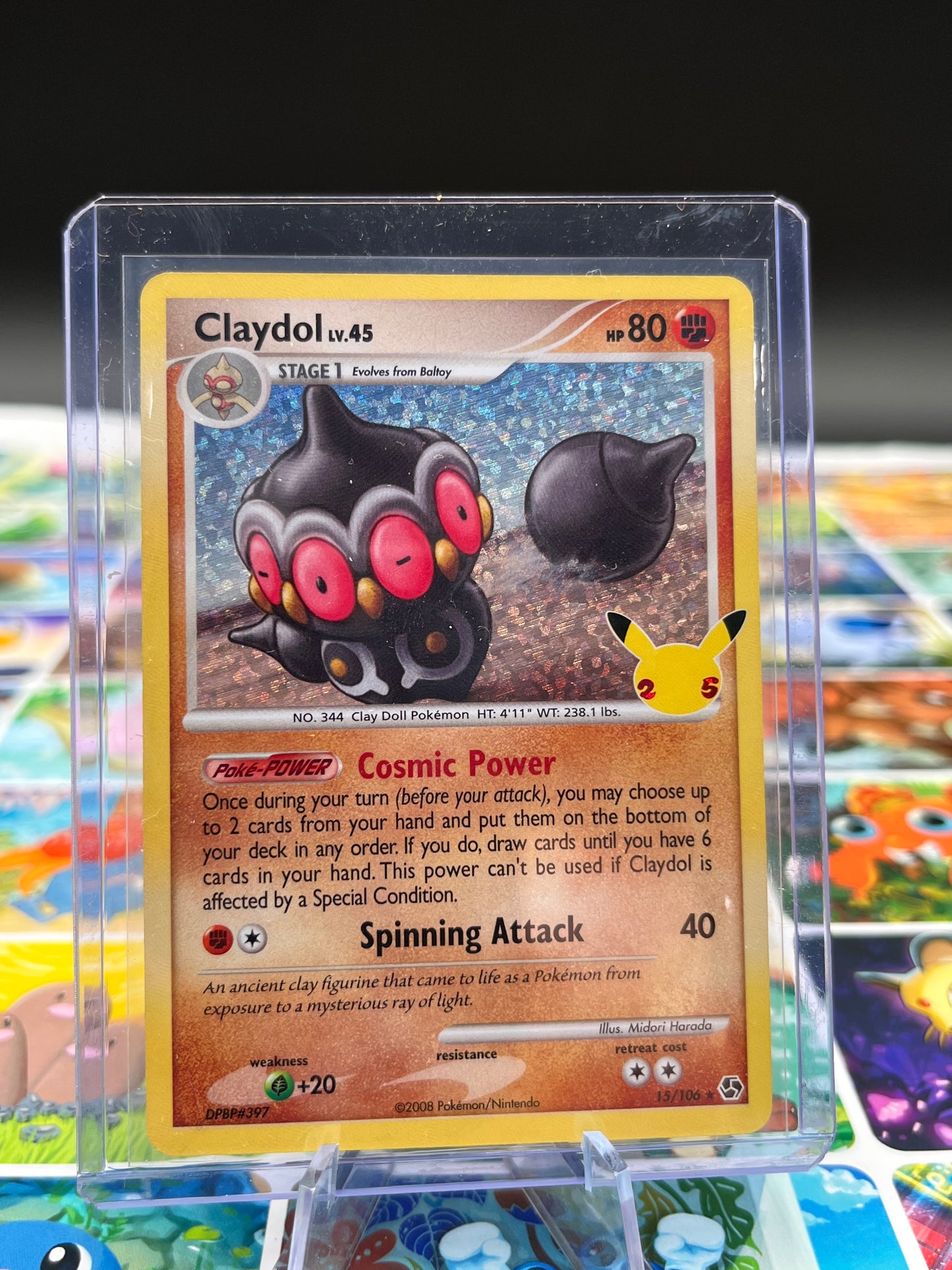 Claydol - 15/106 - Celebrations: Classic Collection (CCC)  Pokémon Card TCG