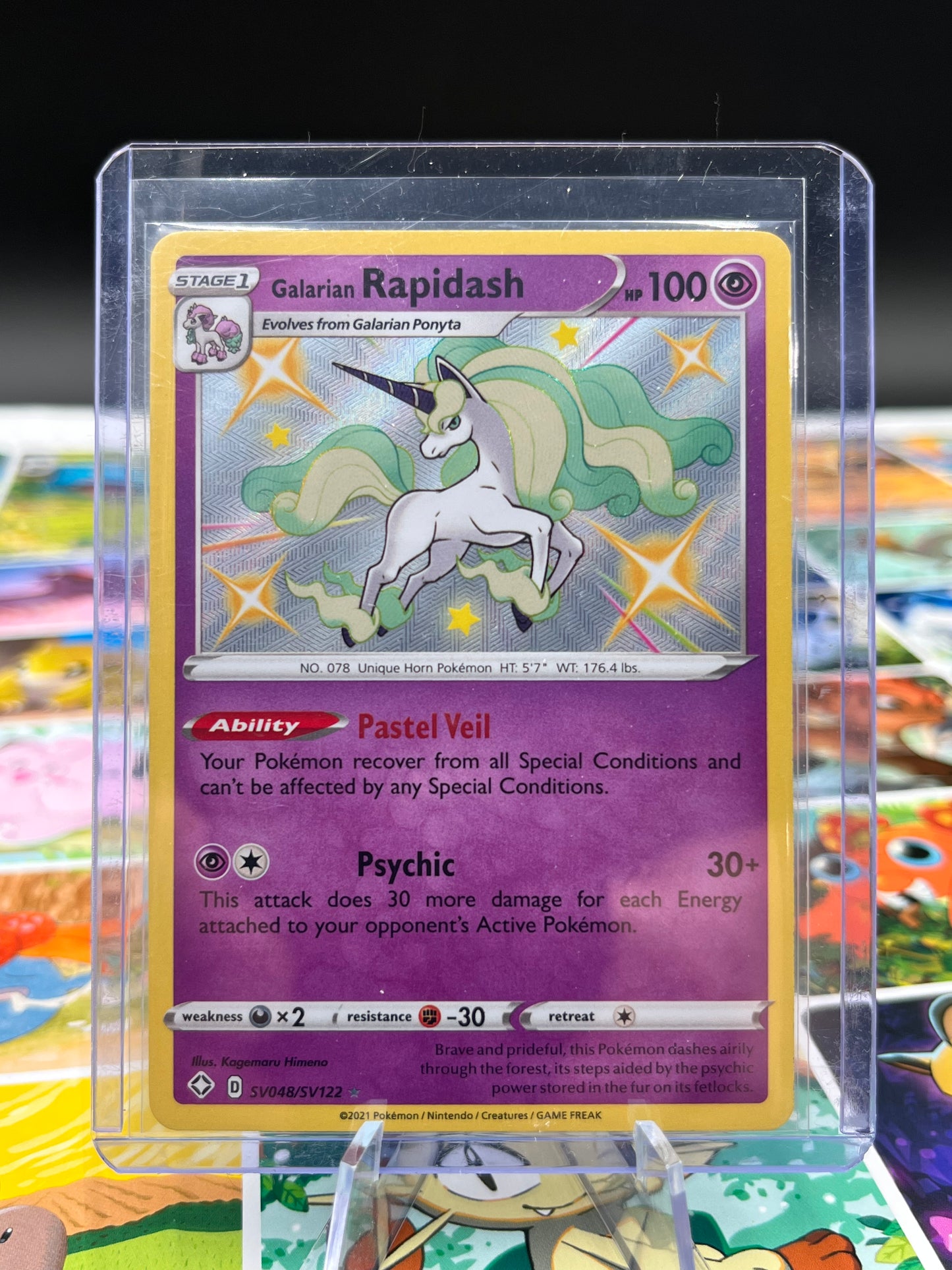Galarian Rapidash - SV048/SV122 - Shining Fates: Shiny Vault (SHFSV) Pokémon Card TCG