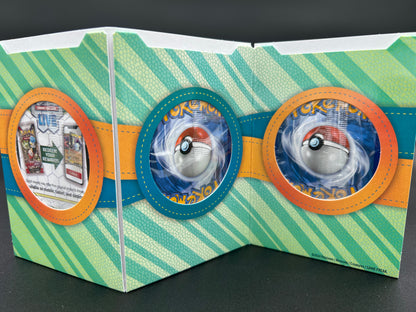 Pokémon Paldea Adventure Chest Sealed Promo Card Display with 3 ex Cards