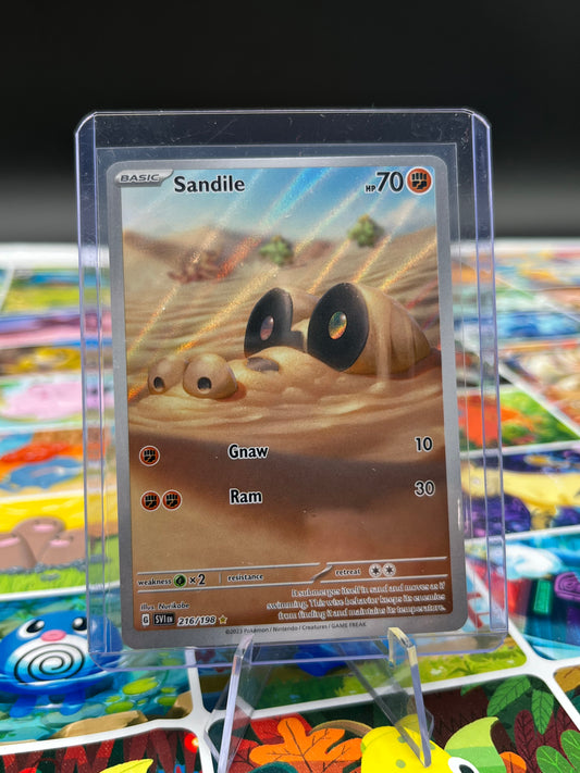 Sandile - 216/198 - SV01: Scarlet & Violet Base Set (SVI) Pokémon Card TCG