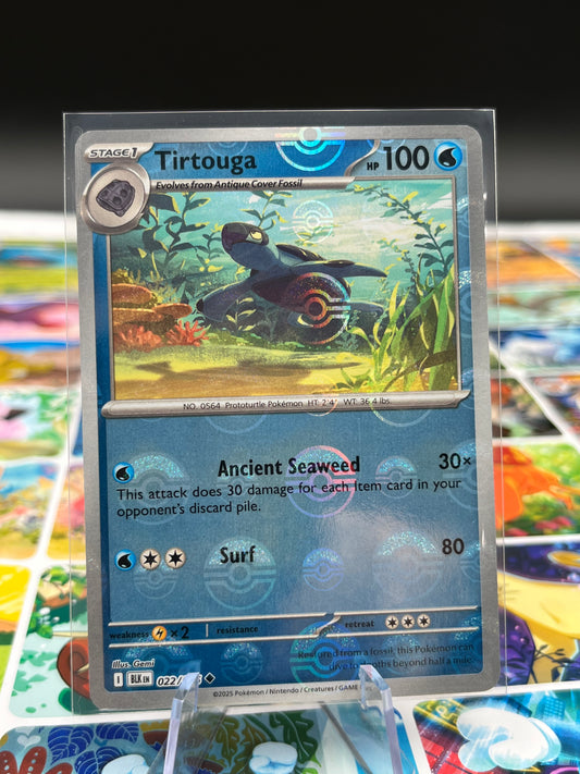 Tirtouga (Poke Ball Pattern) - 022/086 - SV: Black Bolt (BLK) Pokémon Card TCG