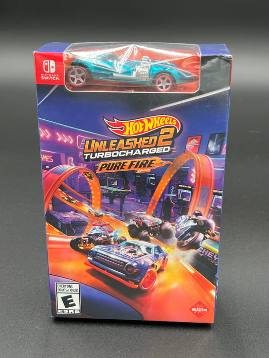 Hot wheels Unleashed 2 Turbo Charged Pure Fire Edition Nintendo Switch with Car Sealed