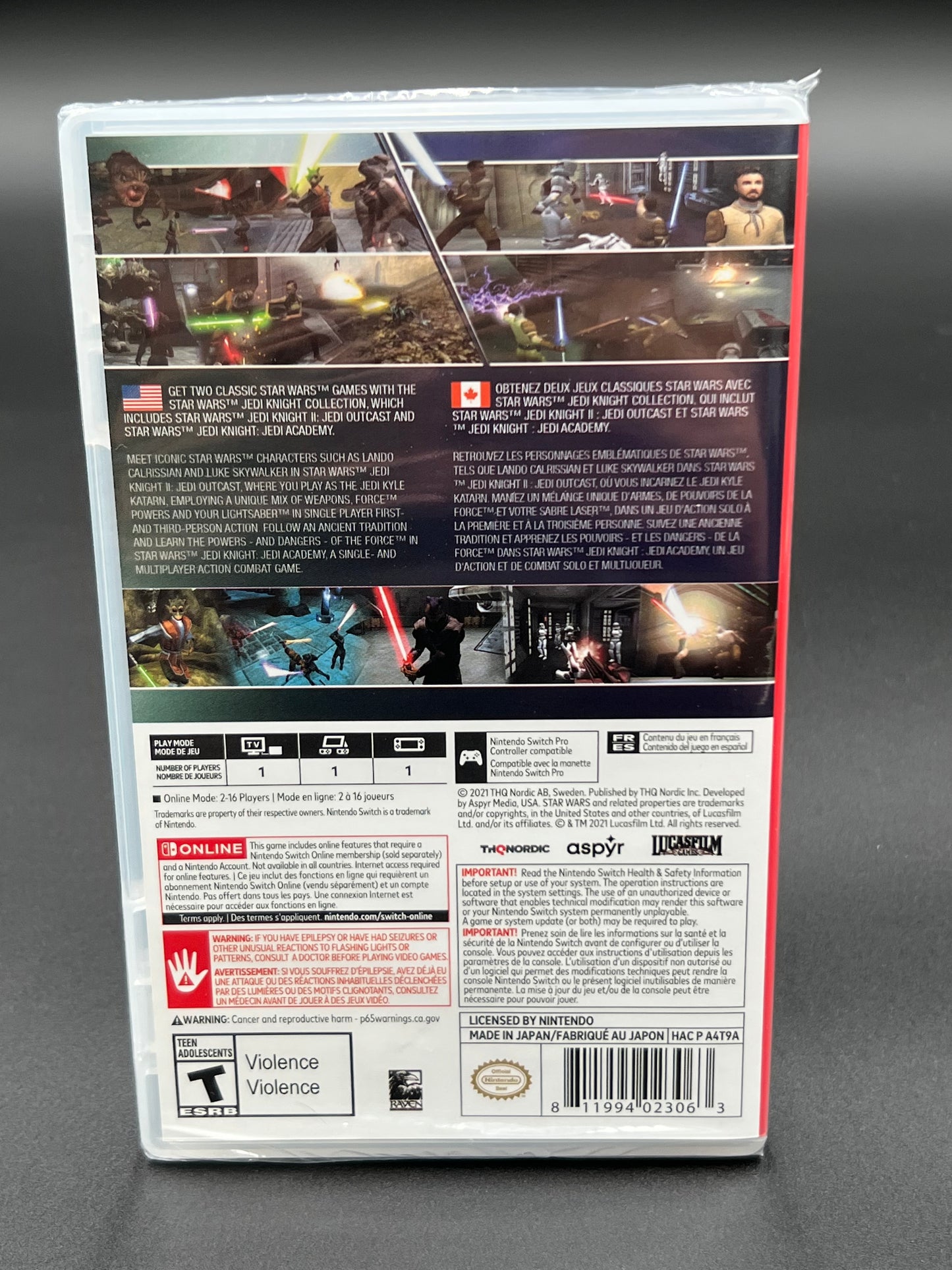 Star Wars the Jedi Knight Collection: Jedi Knight Academy and Outcast Nintendo Switch New