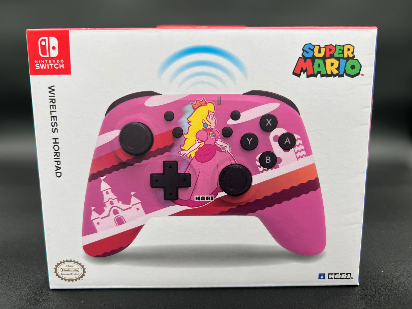 Nintendo Switch Hori Horipad Mario Princess Peach Wireless Motion Controller New