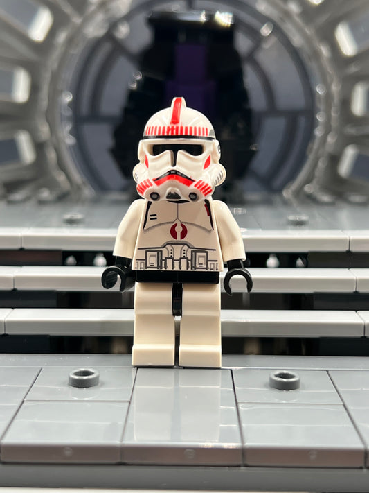 Clone Shock Trooper, Coruscant Guard (Phase 2) - Black Head Item No: sw0091 LEGO Star Wars Minifigure Set 7655