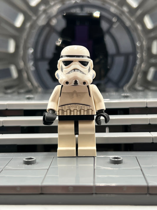 Imperial Stormtrooper - Light Nougat Head, Dotted Mouth Helmet Item No: sw0188a LEGO Star Wars Minifigure Set 6211