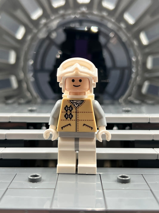 Hoth Rebel - Light Nougat Head, White Visor Snow Goggles Item No: sw0252 LEGO Star Wars Minifigure Set 7749