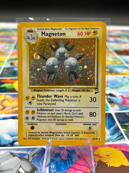 Magneton - 009/130 - Base Set 2 (BS2) Pokémon Card TCG