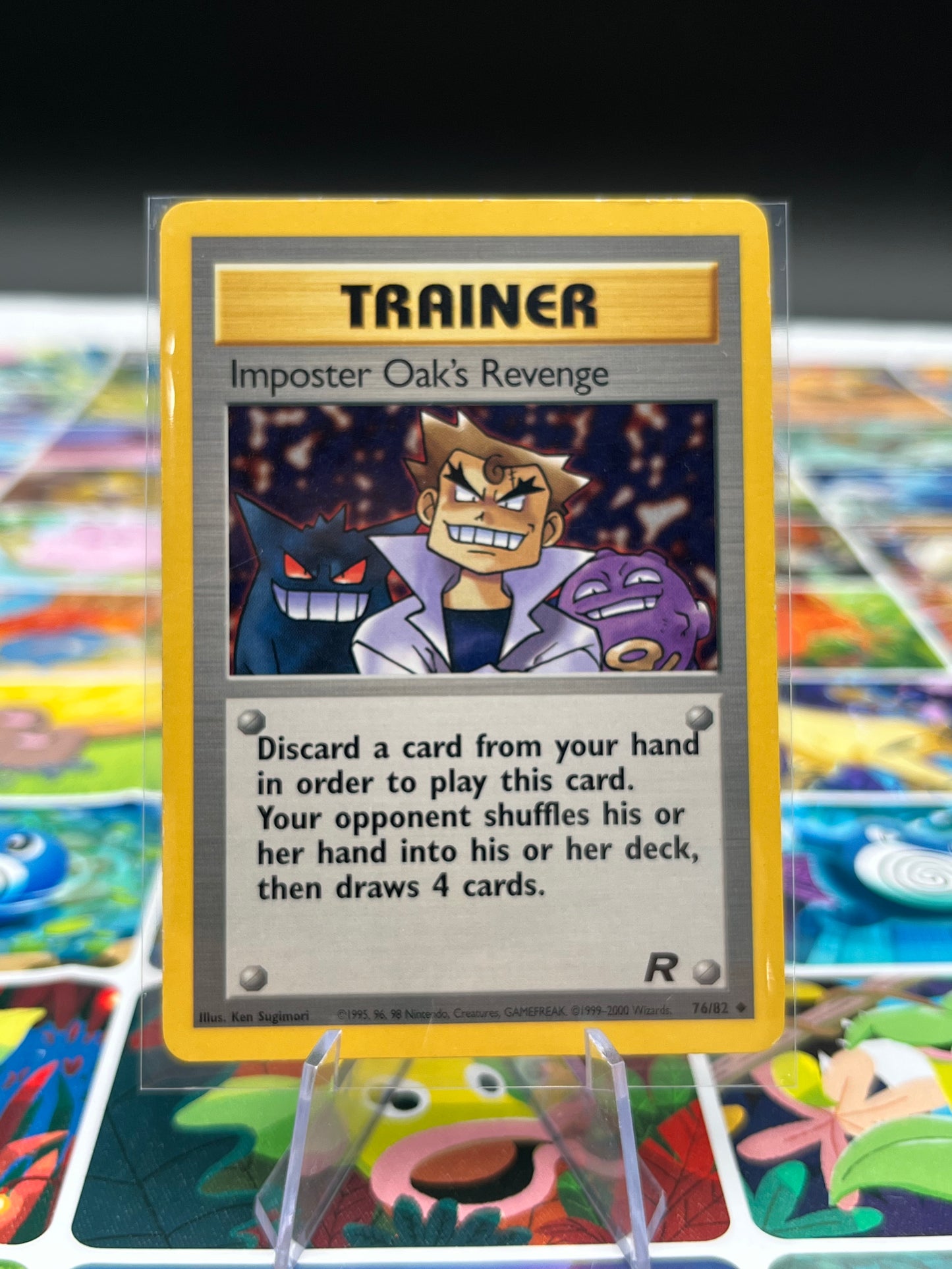 Imposter Oak's Revenge 1st Edition - 76/82 - Team Rocket (TR) Pokémon Card TCG