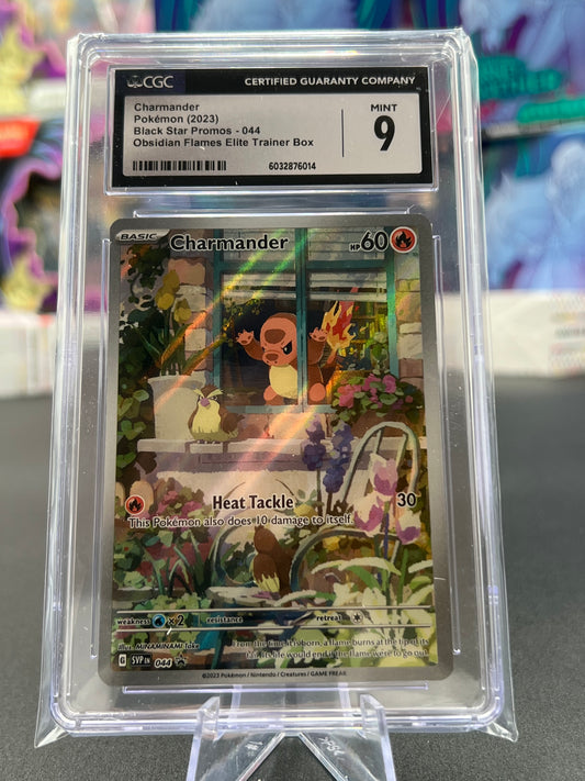 CGC 9 Charmander - 044 - SV: Scarlet & Violet Promo Cards (SVP) Graded Pokémon Card
