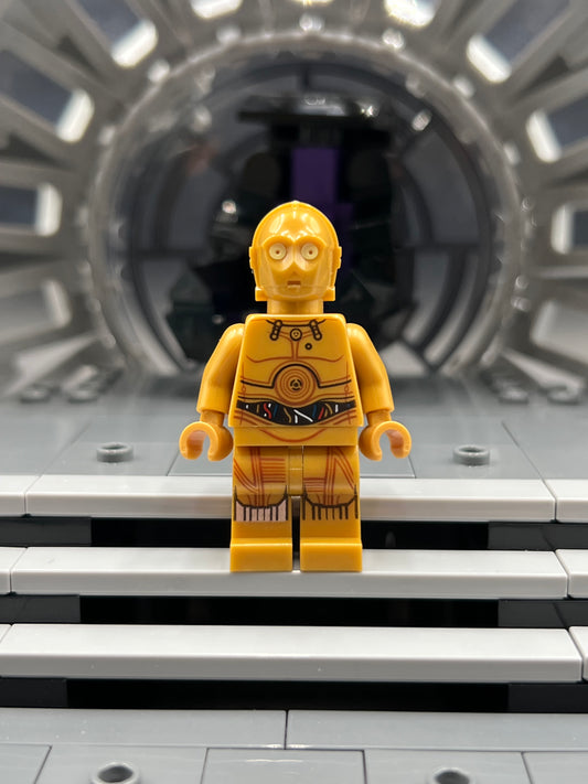 C-3PO - Colorful Wires, Printed Legs Item No: sw0700 LEGO Star Wars Minifigure Set 75257