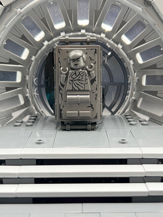 Minifigure, Utensil Carbonite Block with Bar Handles with Han Solo Pattern Item No: 87561pb01 Alternate Item No: sw0978 LEGO Star Wars Minifigure Set 8097