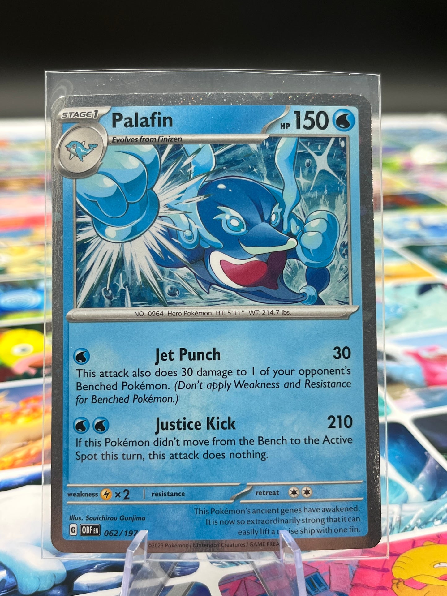 Palafin - 062/197 (Cosmos Holo) - Miscellaneous Cards & Products (MCAP) Pokémon TCG