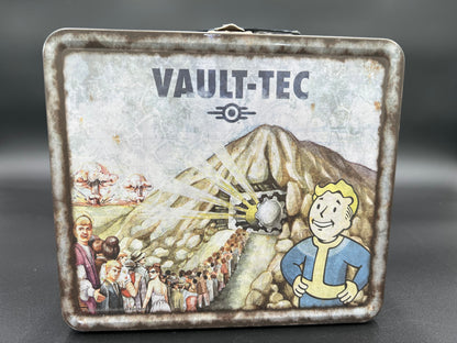 Fallout 4 Vault-Tec Weathered Tin Tote Replica Multicolor, 7.8 x 6.8 x 4