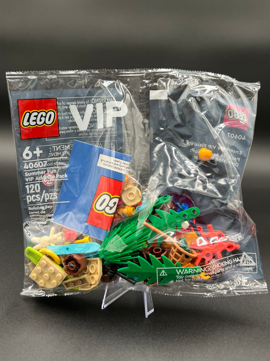 LEGO Summer Fun VIP Add On Pack polybag Item No: 40607-1 New