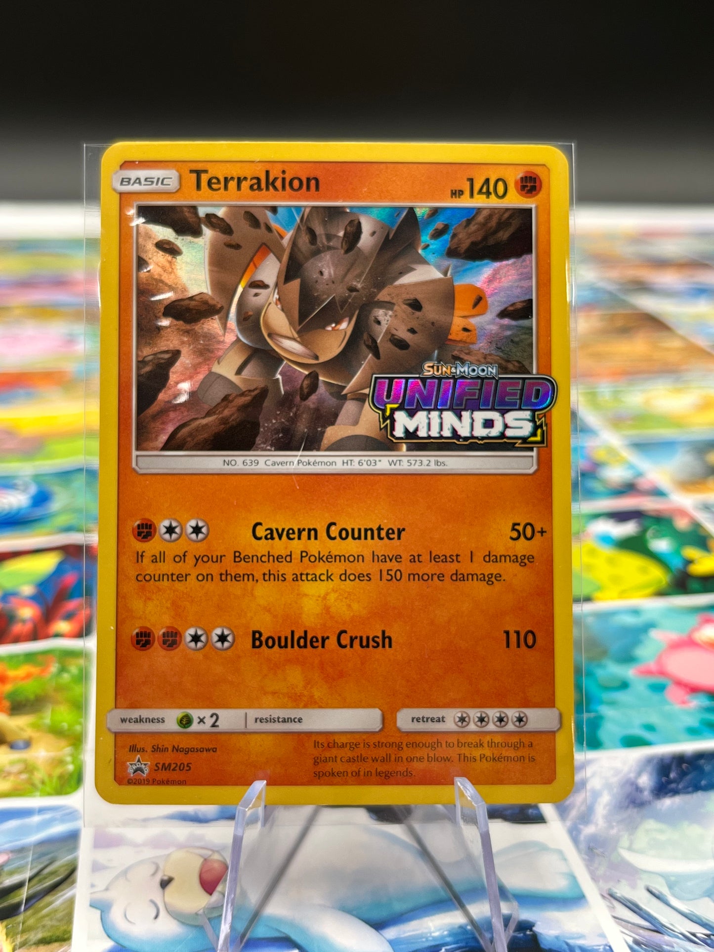 Terrakion - SM205 (Prerelease) - SM Promos (SMP) Pokémon TCG