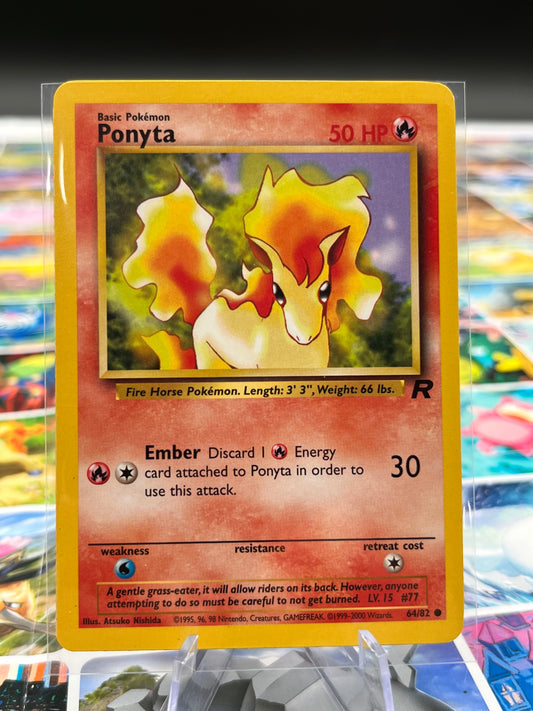 Ponyta - 64/82 - Team Rocket (TR) Pokémon TCG