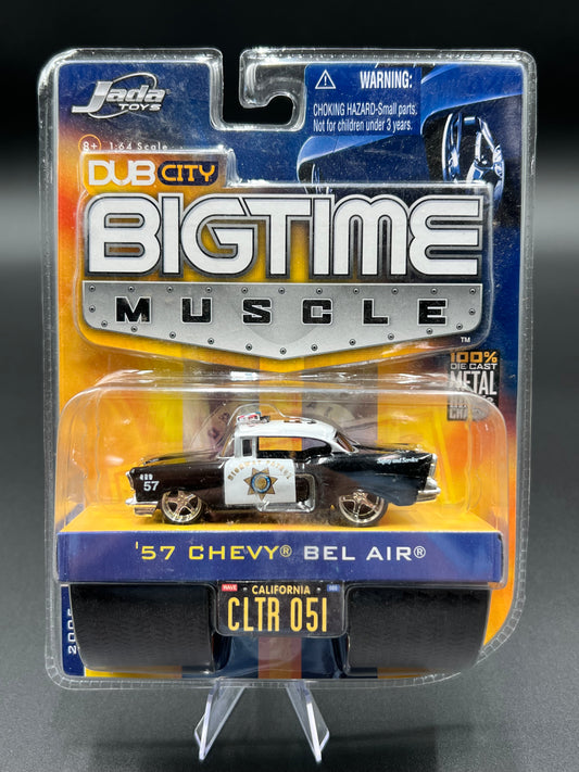 Jada Toys Dub City Bigtime Muscle '57 Chevy Bel Air Highway Patrol 1:64 2005