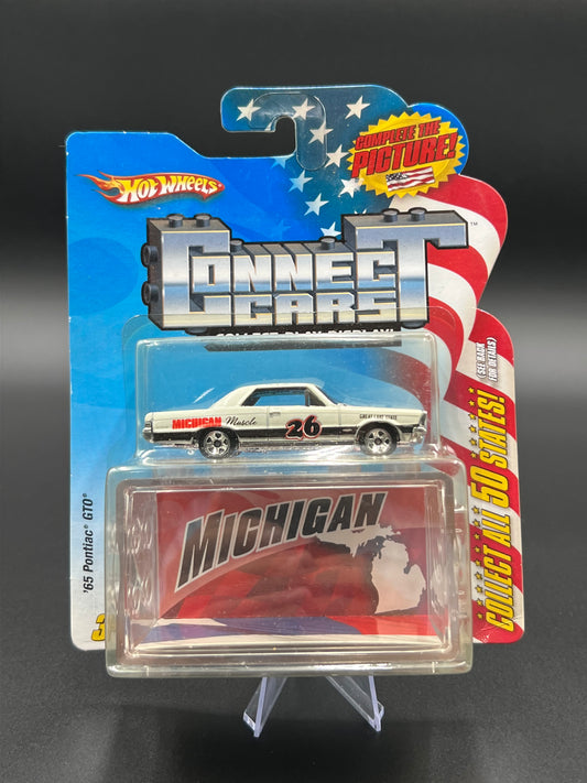 2008 Hot Wheels Connect Cars Michigan '65 Pontiac GTO #26 Of 50