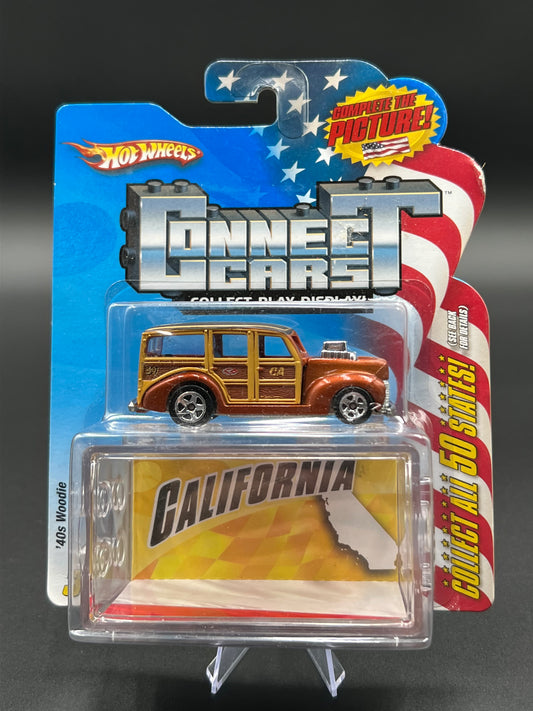 Hot Wheels Connect Cars California '40s Woodie #31 - 2008
