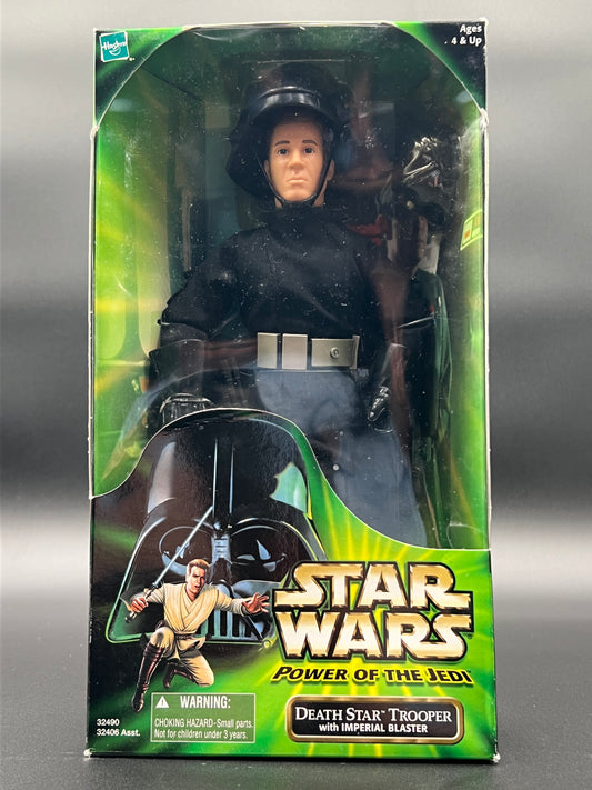 Star Wars Action Figure Death Star Trooper 12” Imperial Blaster Hasbro 2001 New!