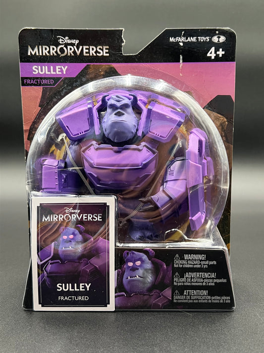Mcfarlane Disney Mirrorverse Sulley (Fractured) 5" Action Figure with Accessories New