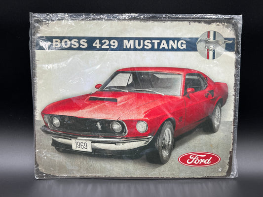 1969 Mustang Mach 1 Boss 429 Metal Sign Pub Game Room Bar New