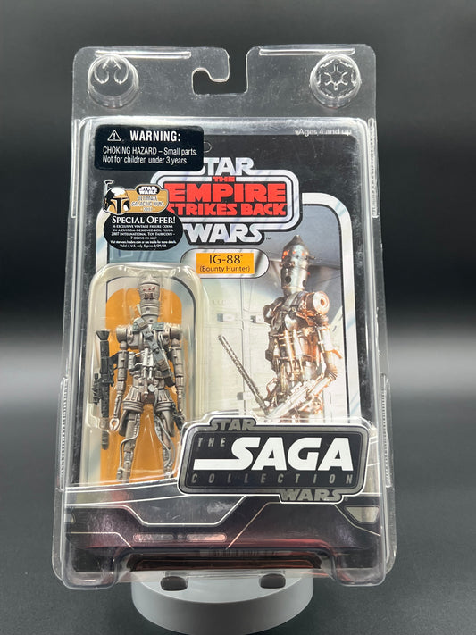 Star Wars IG-88 Saga Collection Bounty Hunter Action Figure Hasbro 2007