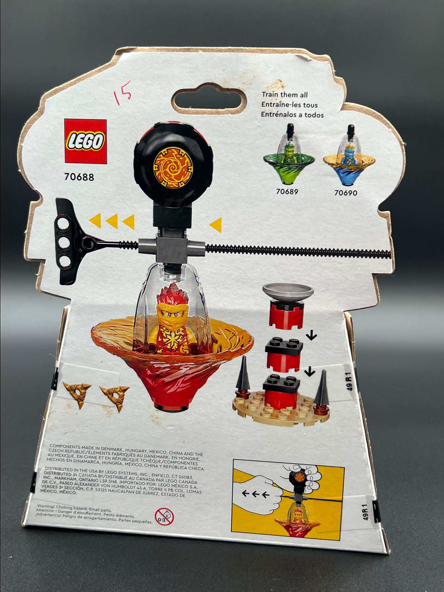 LEGO Ninjago Kai's Spinjitzu Ninja Training Item No: 70688-1