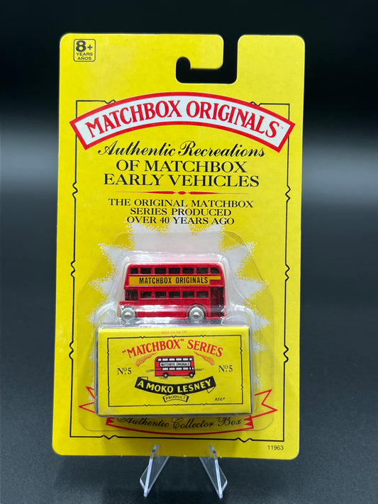 1993 Matchbox Originals Limited Edition Collectors' Series I 1:72 Scale Diecast Vehicle with Authentic Collector Box: The London Bus No 5