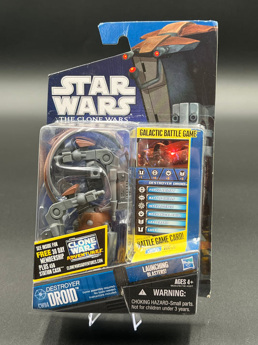 Star Wars The Clone Wars 2010 Destroyer Droid Action Figure CW04