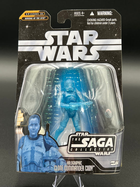 Star Wars The Saga Collection Holographic Clone Commander Cody Action Figure #56