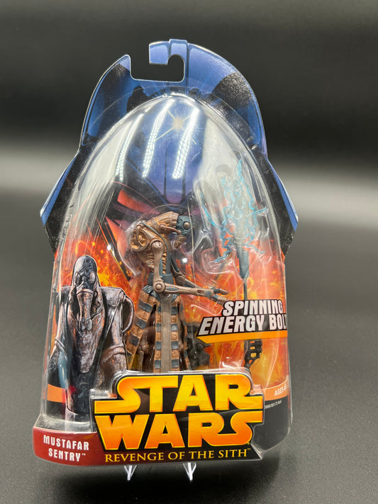 Star Wars MUSTAFAR SENTRY 56 Revenge of the Sith Action Figure 2005 Sealed