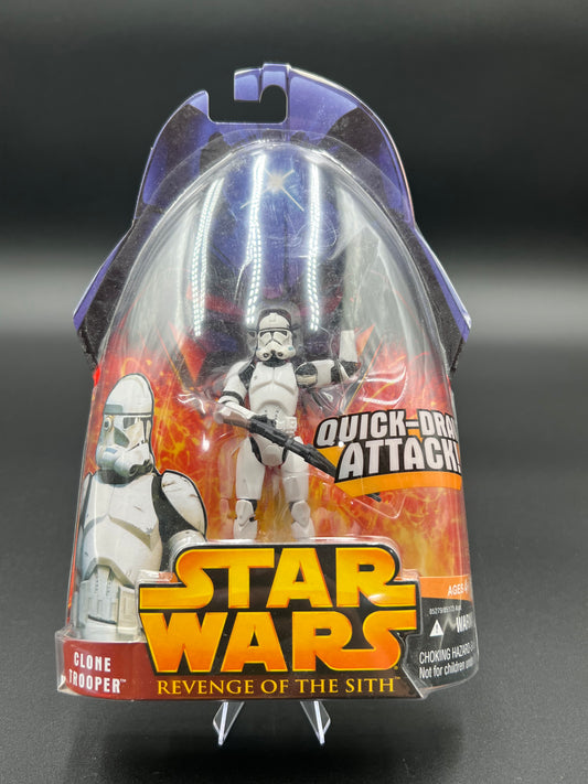 Star Wars Revenge Of The Sith Hasbro - Clone Trooper Action Figure #41 - NIB
