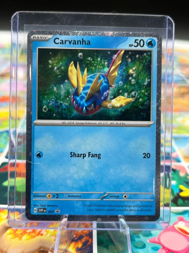 Carvanha - 093 - SV: Scarlet & Violet Promo Cards (SVP) Pokémon Card TCG