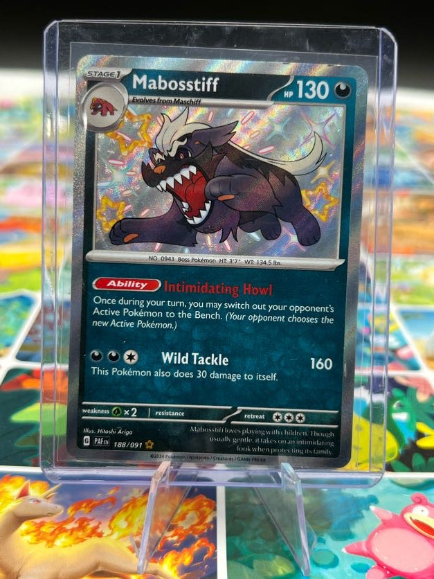 Mabosstiff - 188/091 - SV: Paldean Fates (PAF) Pokémon Card TCG