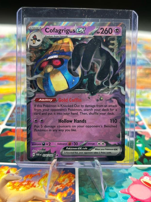 Cofagrigus ex - 076/182 - SV04: Paradox Rift (PAR) Pokémon Card TCG