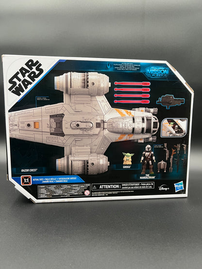 Star Wars Mission Fleet The Mandalorian The Child Razor Crest New Sealed Set Hasbro