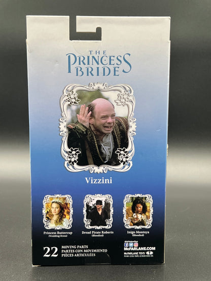 The Princess Bride Series 2 Vizzini 7" Figure New Sealed McFarlane Toys