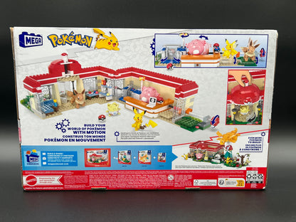 MEGA Pokémon Building Toys Set Forest Pokémon Center with 648 Pieces, 4 Poseable Characters, for Kids