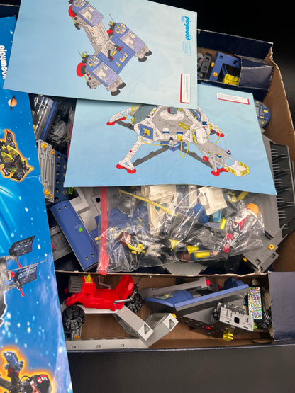 PLAYMOBIL 3079 SPACE STATION COMMANDER BASE USED 1999