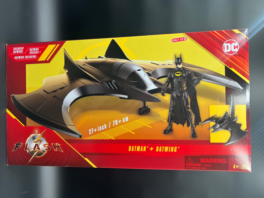 THE FLASH Movie Batwing and Batman Action Figure Toy Spinmaster Target Exclusive New