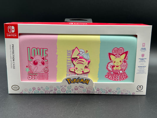Pokemon PowerA Protection Case for Nintendo Switch with Pikachu Pichu and Jigglypuff New