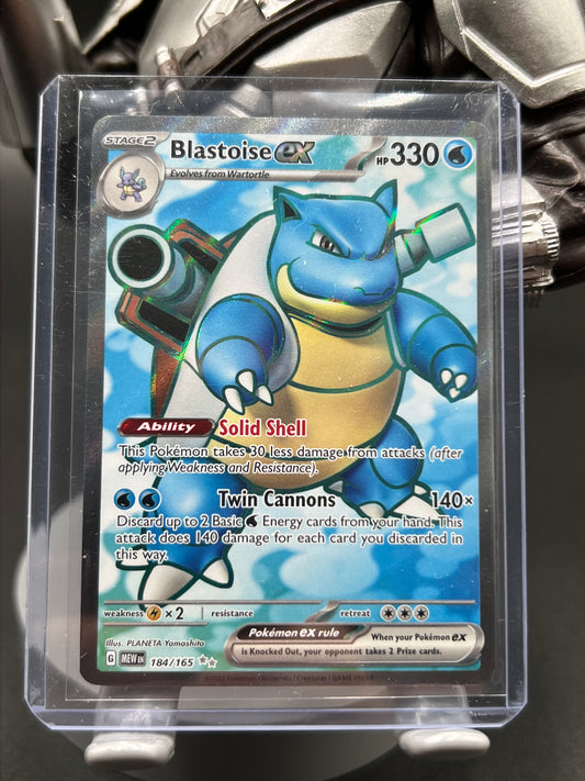 Blastoise ex - 184/165 - SV: Scarlet & Violet 151 (MEW) Pokémon TCG