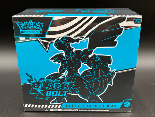 Black Bolt Elite Trainer Box - SV: Black Bolt Pokémon TCG New ETB