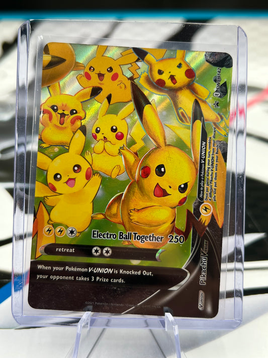 Pikachu V-Union - SWSH142 - SWSH: Sword & Shield Promo Cards (SWSD) Pokemon TCG