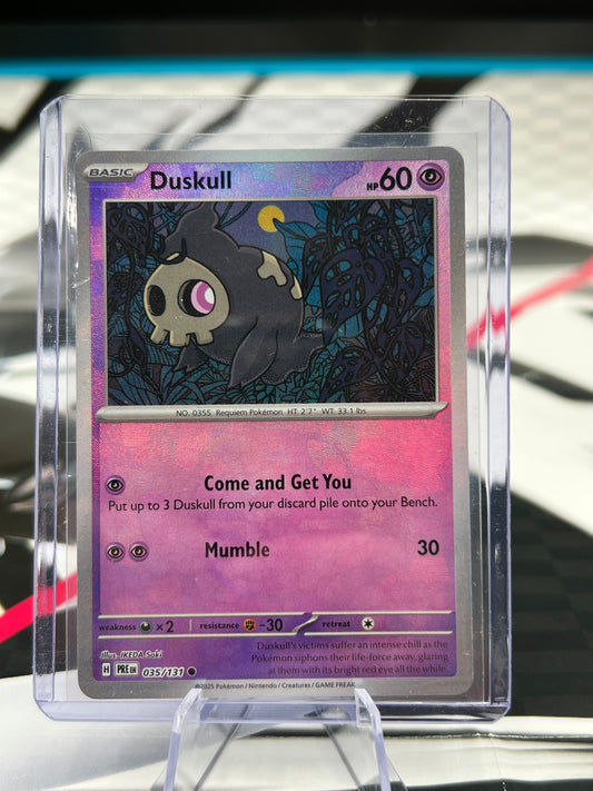 Duskull (Master Ball Pattern) - 035/131 - SV: Prismatic Evolutions (PRE) Pokémon TCG