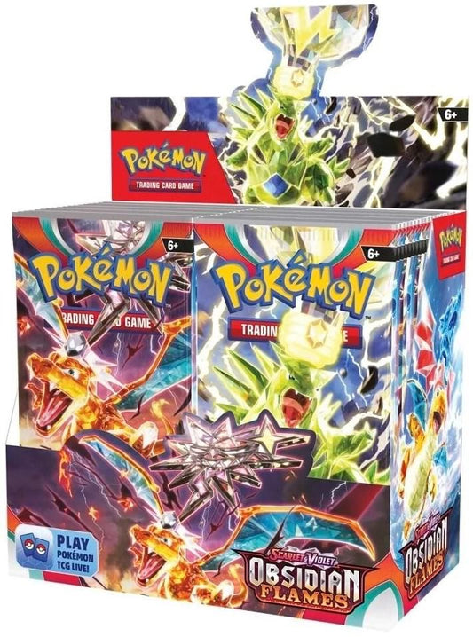 Obsidian Flames Booster Box - SV03: Obsidian Flames (OBF) 36 Booster Packs Pokémon TCG New