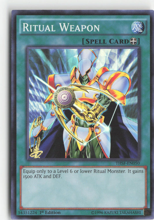 Ritual Weapon THSF-EN050 Super Rare The Secret Forces Yu-Gi-Oh 1st Edition